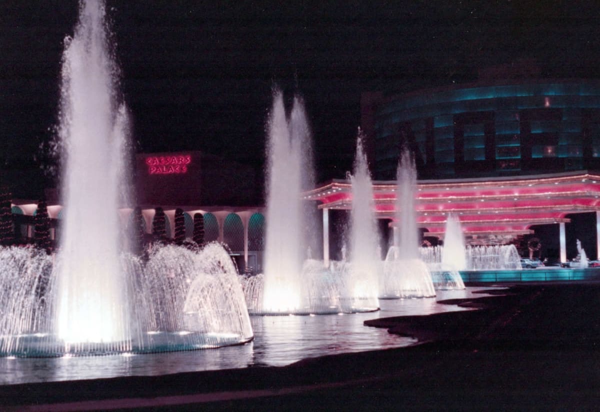 Las Vegas at Night, a city scene photograph by Bob McNeil
