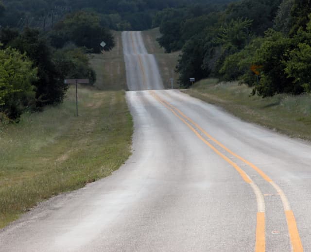 Texas County Road, a landscape photograph by Bob McNeil