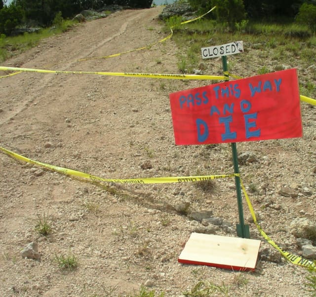 Signs 35, a sign photograph by Bob McNeil