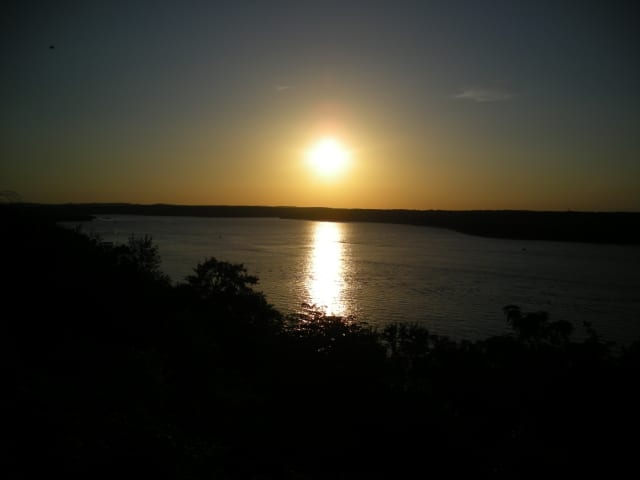 Sun 01, a sunrise and sunset photograph by Bob McNeil