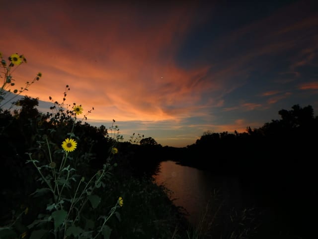 Sun 07, a sunrise and sunset photograph by Bob McNeil