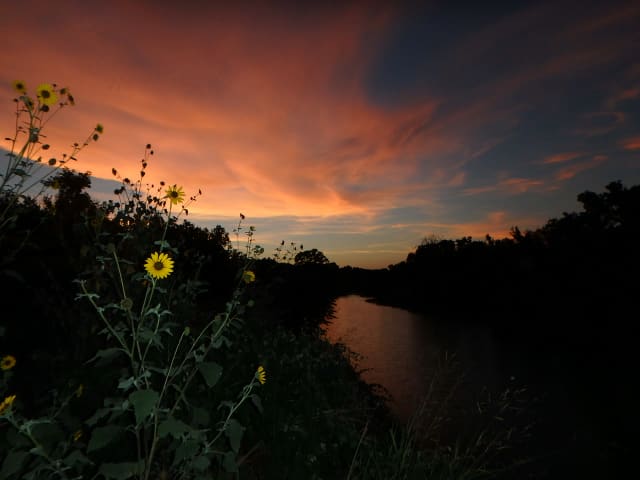 Sun 21, a sunrise and sunset photograph by Bob McNeil