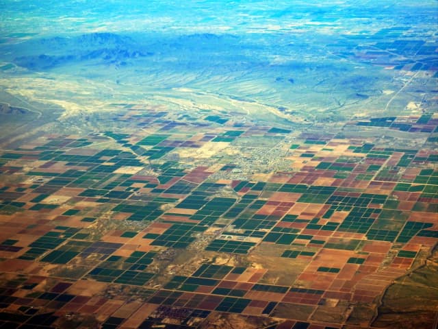 Air 05, a aerial photograph by Bob McNeil