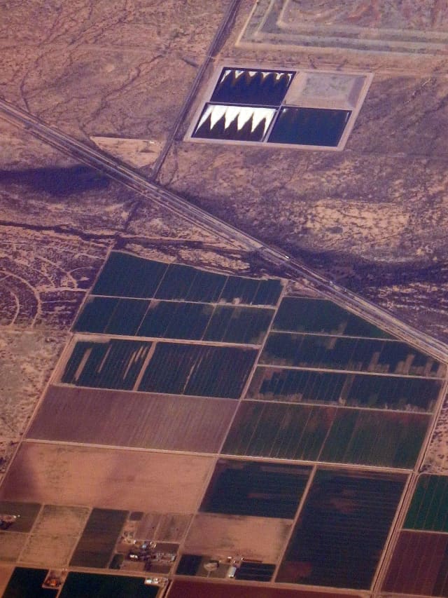 Air 24, a aerial photograph by Bob McNeil